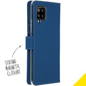 Accezz Étui de téléphone Wallet Samsung Galaxy A42 - Bleu foncé