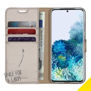 Accezz Étui de téléphone Wallet Samsung Galaxy S20 - Dorée
