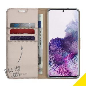 Accezz Étui de téléphone Wallet Samsung Galaxy S20 Plus - Dorée