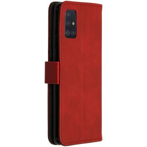 iMoshion Étui de téléphone portefeuille Luxe Galaxy A51 - Rouge