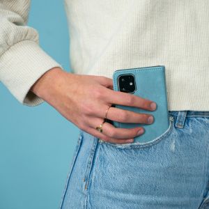 iMoshion Étui de téléphone portefeuille Luxe Huawei Y7 (2019) - Bleu clair