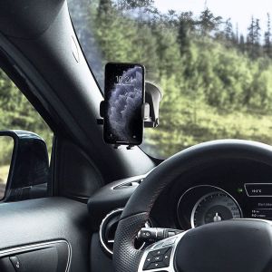 iOttie Easy One Touch 5 Car Mount - Support de téléphone pour voiture - Tableau de bord et pare-brise - Noir