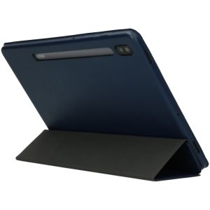 iMoshion Coque tablette de Luxe Samsung Galaxy Tab S6 - Bleu foncé