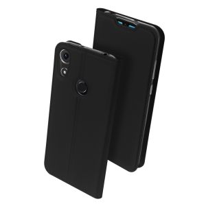 Dux Ducis Étui de téléphone portefeuille Slim Huawei Y6S - Noir