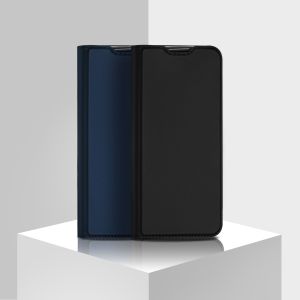 Dux Ducis Étui de téléphone portefeuille Slim Huawei Y6S - Noir