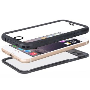 Redpepper Coque imperméable Dot Plus iPhone SE (2022 / 2020) / 8 / 7 - Noir