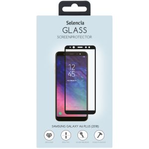 Selencia Protection d'écran en verre trempé Galaxy A6 Plus (2018)