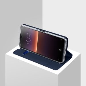 Dux Ducis Étui de téléphone Slim Sony Xperia L4 - Bleu foncé
