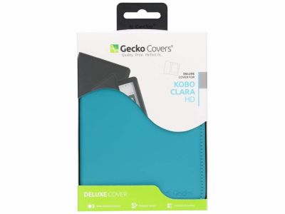 Gecko Covers Etui portefeuille Deluxe Kobo Clara HD - Bleu