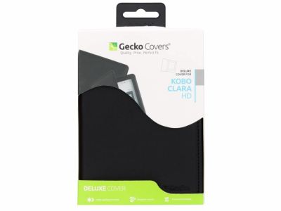 Gecko Covers Etui portefeuille Deluxe Kobo Clara HD - Noir