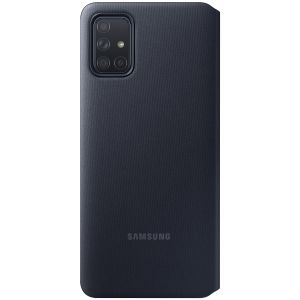 Samsung Original Coque S View Samsung Galaxy A71 - Noir