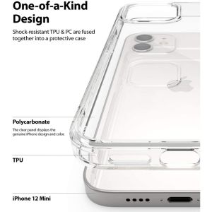 Ringke Coque Fusion iPhone 12 Mini - Transparent