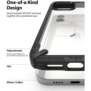 Ringke Coque Fusion X iPhone 12 Mini - Noir