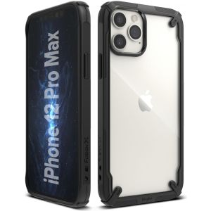 Ringke Coque Fusion X iPhone 12 Pro Max - Noir