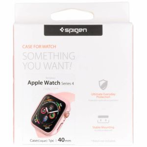 Spigen Coque Thin Fit™ Apple Watch Series 4 / 5 / 6 / SE - 40 mm - Rose Champagne
