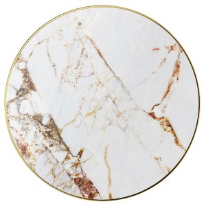 iDeal of Sweden Chargeur universel Qi - Carrara Gold Marble