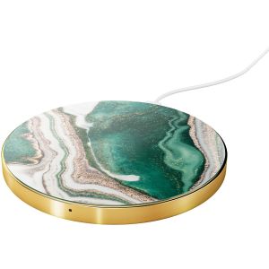iDeal of Sweden Chargeur universel Qi - Golden Jade Marble