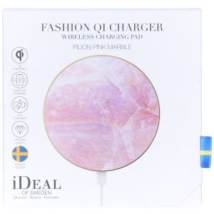 iDeal of Sweden Chargeur universel Qi - Pilion Pink Marble