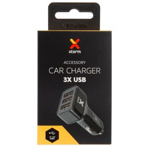 Xtorm Chargeur de voiture à 3 ports - 7,2 ampères