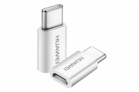 Huawei Adaptateur blanc micro-USB vers USB-C