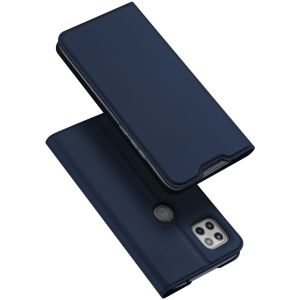 Dux Ducis Étui de téléphone Slim Motorola Moto G 5G - Bleu foncé