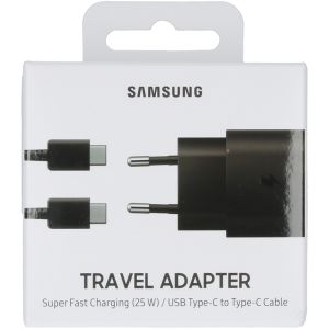 Samsung Adaptateur de voyage + câble USB-C vers USB-C - Noir