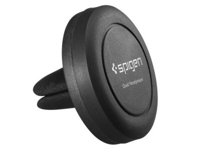 Spigen Magnetic Air Vent Mount - Support de téléphone pour voiture - Grille de ventilation - Magnétique - Noir