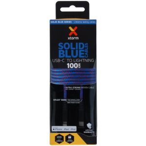 Xtorm Câble Lightning Solid Blue vers USB-C - 1 mètre