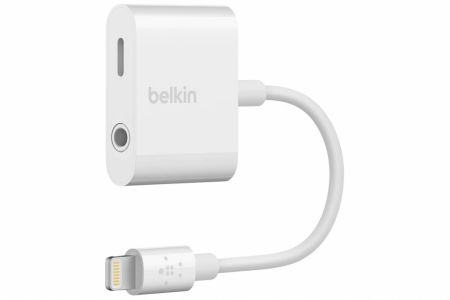 Belkin Adaptateur de charge RockStar™ + 3,5 mm Audio - Blanc