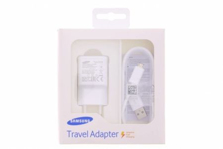 Samsung Adaptateur de charge rapide 2A + câble  - Blanc