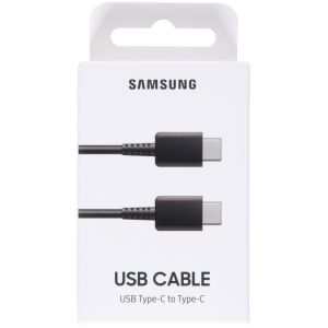 Samsung Câble USB-C vers USB-C - 3A - 1 mètre - Noir