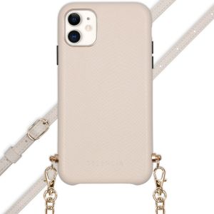 Selencia Coque Aina Serpent avec corde iPhone 11 - Blanc