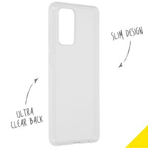 Accezz Coque Clear Samsung Galaxy A72 - Transparent