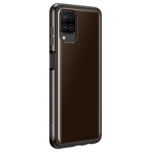 Samsung Original Coque Silicone Clear Galaxy A12 - Noir