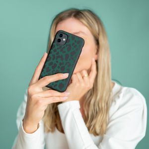 iMoshion Coque Design Samsung Galaxy S21 - Léopard - Vert / Noir