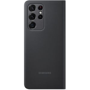 Samsung Original étui de téléphone portefeuille Clear View Galaxy S21 Ultra