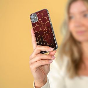 iMoshion Coque Design iPhone SE (2022 / 2020) / 8 / 7 / 6s - Modèle - Rouge