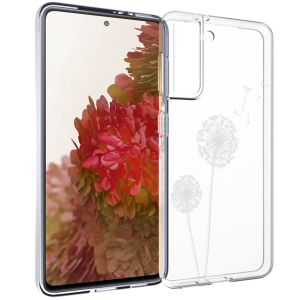 iMoshion Coque Design Samsung Galaxy S21 - Dandelion