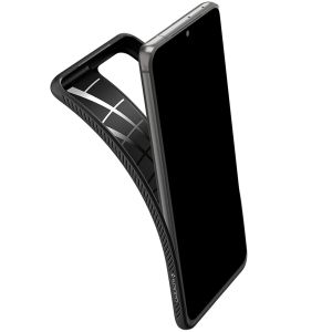 Spigen Coque Liquid Air Samsung Galaxy S21 Ultra - Noir