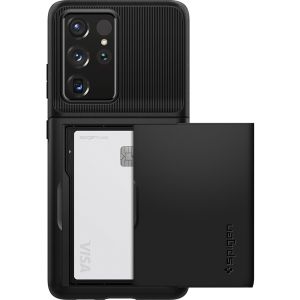 Spigen Coque Slim Armor CS Samsung Galaxy S21 Ultra - Noir