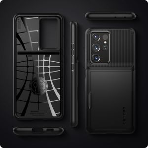 Spigen Coque Slim Armor CS Samsung Galaxy S21 Ultra - Noir