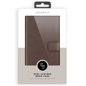 Selencia Étui de téléphone en cuir véritable iPhone SE / 5s / 5