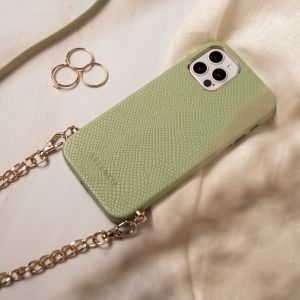 Selencia Coque Aina Serpent avec corde iPhone 12 Mini - Vert