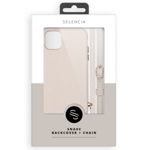 Selencia Coque Aina Serpent avec corde iPhone 12 (Pro) - Blanc