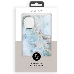 Selencia Coque Maya Fashion iPhone Xs / X - Marble Blue