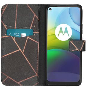 iMoshion Coque silicone design Motorola Moto G9 Power - Black Graphic