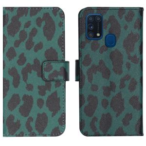 iMoshion Coque silicone design Samsung Galaxy M31 - Green Leopard