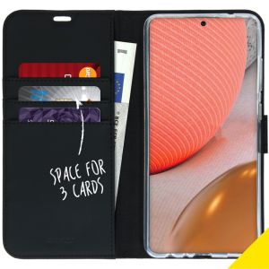 Accezz Étui de téléphone Wallet Samsung Galaxy A72 - Noir