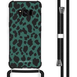 iMoshion Coque Design avec cordon Samsung Galaxy S8 - Léopard - Vert
