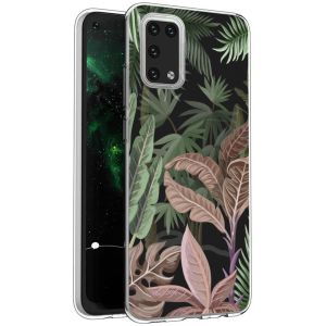 iMoshion Coque Design Samsung Galaxy A02s - Jungle - Vert / Rose